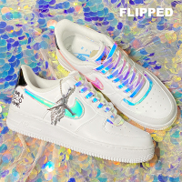 适配AF1空军一号lol游戏Blazer电玩像素渐变炫彩镭射goodgame鞋带 双面镭射鞋带120cm一副 送飞人或飞