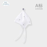 昂贝婴儿胎帽春秋薄款女纯棉新生儿帽0-3个月6男宝宝初生用品帽子 皇冠 0-3个月 均码