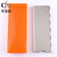 户外炉头挡风板加长防风板野营装备炉具折叠便携野餐铝合金挡风板 【升级版16片+塑料盒】带压扣