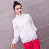 夏季新款超薄透气速干男女情侣款户外皮肤衣防晒风衣钓鱼服空调衫 604白色 S