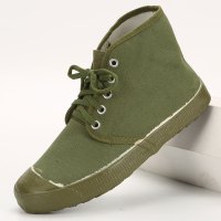 新款黄球鞋男女高腰军训解放鞋户外农田鞋高帮解放鞋劳保鞋帆布鞋 黑色作训鞋 36码 改良版解放鞋(时尚款)