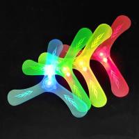 儿童户外运动发光三叶回旋镖三角回力飞镖三叶飞来飞去健身玩具 花纹三角飞盘10个装