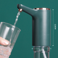 桶装水抽水器按压出水压水器矿泉纯净水桶小型抽水机家用吸 2020新款黛绿色(一键大出水+复古高雅时尚+颜值品质推荐*