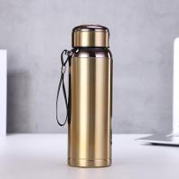 大容量老年人专用保温杯老人家用泡茶杯爷爷奶奶喝水杯子出门便携 金色 800ml