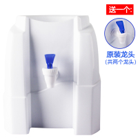 简易饮水机台式家用小型迷你压水器按压器桶装水抽水器手压式支架 直通款超大出水量另送一个水龙头
