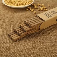 高档原木筷子鸡翅木红檀木坤甸木无漆无蜡防霉不变形筷子家用快子 [30双装]鸡翅木筷子(送礼品)