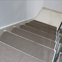 楼梯贴台阶贴踏步大理石保护膜楼梯楼梯防滑踏步垫自粘楼梯踏步 驼色 25厘米x90厘米