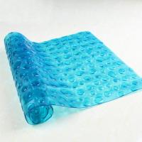 PVC浴室防滑垫 带吸盘大号加厚卫生间淋浴房地垫 浴缸洗澡脚垫子 鹅卵石42X72