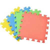 9片装家用卧室厨房防滑泡沫板地垫拼图垫子楼梯脚垫门垫拼