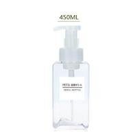 慕斯起泡瓶打泡瓶洗发水洗手液瓶子按压式洗面奶泡沫起泡器打泡器 起泡瓶450ml-透明