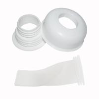 厨房下水管防臭密封洗手盆下水道洗脸盆硅胶防臭塞排水管封口盖B7 [40/50管]防臭芯+密封圈+白盖 3套