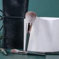 花漾绿云初见动物毛化妆刷沧州散粉刷腮红刷新手便携超柔软 绿云散粉刷