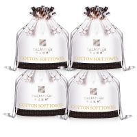 雅兰经典一次性洗脸巾女纯棉加厚洗面巾干湿两用擦脸巾美容化妆棉 【送日本眼线笔】洗脸巾260g*4卷 珍珠纹