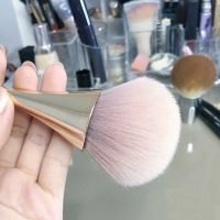 单只化妆刷 腮红刷散粉刷蜜粉刷化妆刷工具 软蓬松不掉毛刷子 玫瑰金色刷子+包装盒
