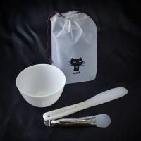 冰冰同款面膜刷脸部涂抹式软毛套装水疗美容院化妆DIY压缩工具刷 [硅胶带小勺+面膜刀+碗+袋]