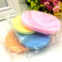 加大加厚洗脸扑天然海藻珍珠竹炭木浆洁面扑菱形卸妆粉扑深层清洁 15MM厚款[20片装+1个盒]