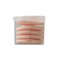 kvd粉饼粉扑代替 植绒粉扑圆形化妆定妆绒面超薄小号专用气垫粉扑 7片装