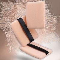 高蜜度双面植绒粉扑散粉扑粉饼修容粉化妆美容粉扑蜜粉定妆粉扑 8片方形植绒黑织带20元