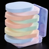 加大加厚天然竹炭木浆洗脸扑海藻珍珠洁面扑海绵卸妆粉扑深层清洁 [海藻10个]1.5CM厚+盒子