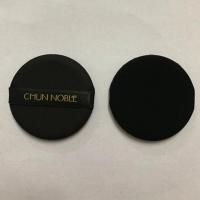 黑色水滴圆形心形气垫粉扑不易吃粉原装bb霜cc化妆海棉美妆带盒子 2片圆形淳淳贵人气垫粉扑送盒子