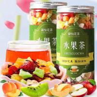 水果茶果粒茶果干片新鲜花果茶手工洛神纯花果茶组合500g/160g罐 水果茶500克大罐()