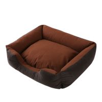 网红泰迪比熊狗窝四季通用宠物用品大小型犬金毛垫子床猫窝可拆洗 咖色可全拆洗 XXL(90x60)建议70斤内