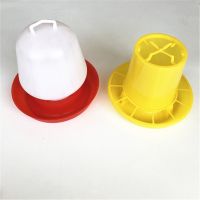 鸡槽食槽家禽养殖自动下料饲料桶喂鸡喂食器喂水器水槽喂小鸡料槽 8L饮水器+6L料桶