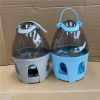 鸽子用品用具饮水器自动喂水信鸽水槽赛鸽喝水桶鸽具鸟用水壶透明 21款 8升透明水壶