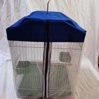 八哥鹩哥百灵画眉防晒防蚊子防羽毛乱飞食物防贱 白网46/36/93