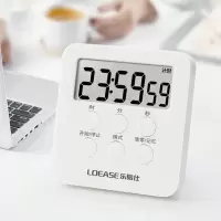 学生时间效率管理器做题考研计时器简约ins电子静音定时器提醒器 [升级款]白色 送电池+贴纸 +百日计划