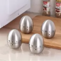 西红柿定时器电子计时器提醒器番茄钟机械闹钟倒计时器可印LOGO 不锈钢鸡蛋定时器