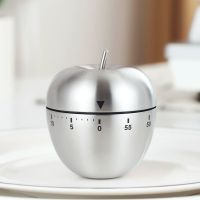厨房计时器家用机械提醒学生时间定时器管理定时器厨房计时器闹钟 苹果型[无需电池]
