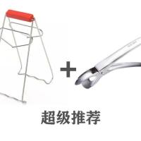 不锈钢防烫夹304防烫夹碗器蒸盘防滑夹砂锅防烫取碗防滑取盘器 旗舰版304泰山夹+提菜器
