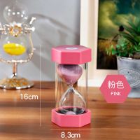 学习写作业做题定时器桌面沙漏计时器学生可爱做题厨房时间管理器 5分钟颜色随机