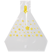 三角形饭团模具2只 寿司料理日本卡通便当紫菜包饭diy工具 包装袋 黄色樱花三角袋子100个(送贴纸)