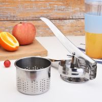 菜馅挤水器不锈钢手动榨汁机家用果汁机蔬菜脱水饺子馅挤菜水神器 食品级不锈钢加厚款式