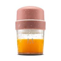 手动榨汁机挤压神器手压橙汁机实力派德国榨汁杯柠檬榨汁器多功 蔷薇粉