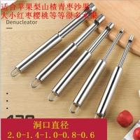 不锈钢山楂去核器红枣去核工具樱桃苹果去籽抽芯器水果厨房用品 全功能去核五件套