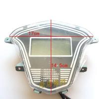 电动车配件尚领款仪表总成码表电量显示液晶大屏幕白屏通用外壳 小尚领仪表总成/个)虎将