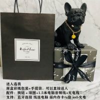 法斗牛犬蓝牙音响车载狗头音箱迷你重低音炮个性生日礼物送男女生 m212款 黑色(送人款)