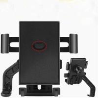 电动车手机支架通用外卖送餐摩托车自行车多功能导航支架全自动 强化合金[后视镜]四爪稳固