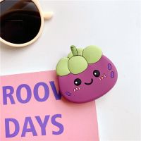 夏日水果手机气囊支架可伸缩折叠气垫撑指环扣桌面撑吸盘粘贴式女 两件装 夏日山竹[硅胶折叠支架]