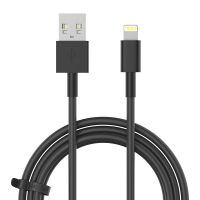 车载苹果快充数据线MFI认证通用iPhone手机充电线 黑色