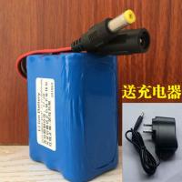 广场舞音响12V锂电池组18650特美声索爱11.1V金正先科7.4V可充电 6节12V 10800mAh送充电器