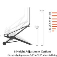 全新Nexstand便携可折叠可调节苹果电脑MacBook 笔记本支架 K2可折叠可升降款