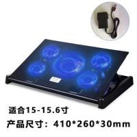 M7笔记本散热器游戏平板散热降温支架可调速调高度支架 5风扇可调速M7(加电源适配器)