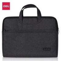 商务办公手提包5590拉链式便携公文大容量收到电脑包 得力-5590黑色