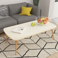 飘窗桌子榻榻米桌坐地客厅桌子茶几小桌子卧室吃饭出租房简约圆桌 大弧木纹120*60-42实木脚