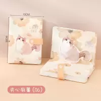 中国风敦煌磁扣本学生彩页手账本复古笔记本记事本b6日记本子批发 夹心麻薯(全彩内页/194页/B6)