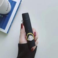 1代保护套卡通皮套yueke挂绳烟套约克relax一代光面硅胶悦客 黑色路飞